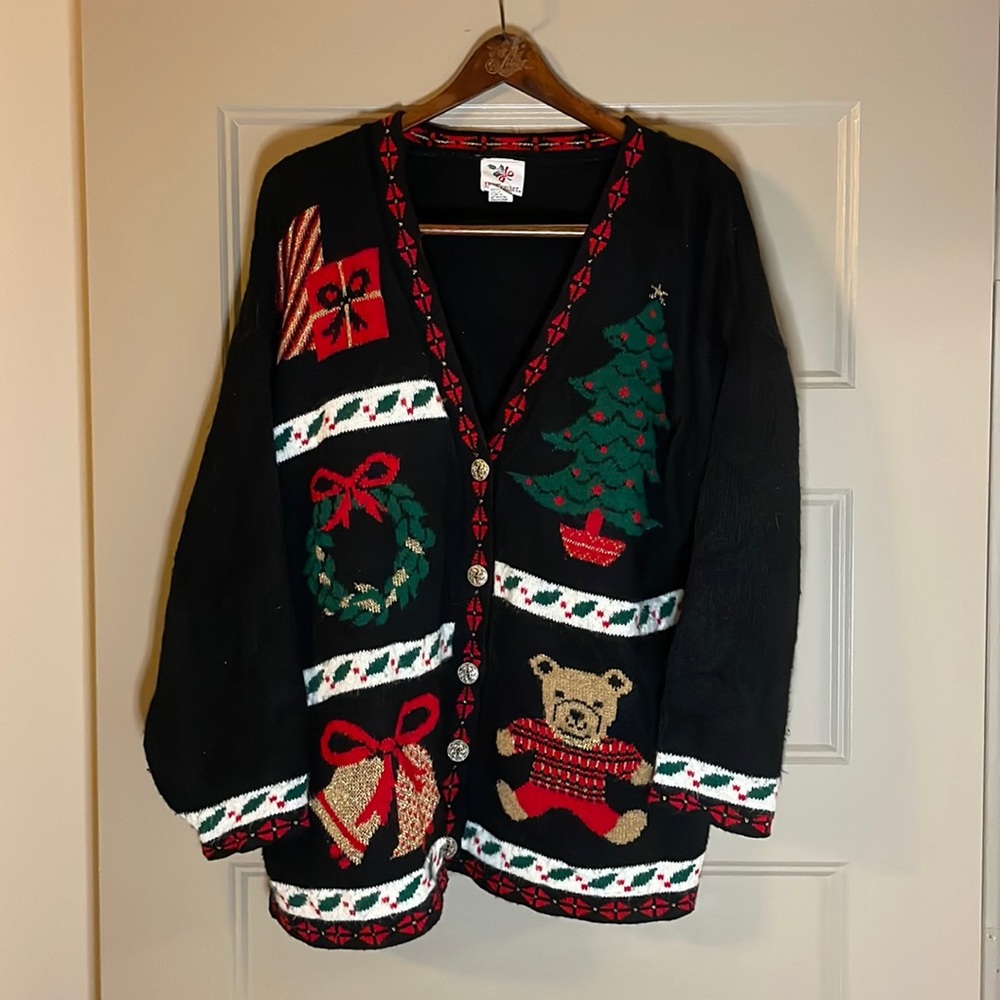 UGLY Christmas sweater.